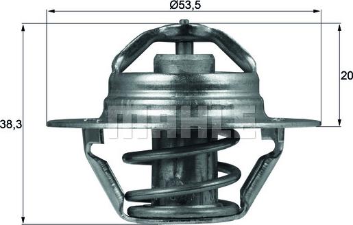 MAHLE TX 88 88D - Termostaatti, jäähdytysneste onlydrive.pro