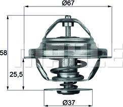 MAHLE TX 20 80D - Coolant thermostat / housing onlydrive.pro