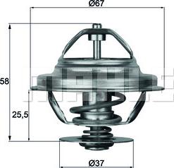 MAHLE TX 21 80 D - Coolant thermostat / housing onlydrive.pro