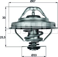 MAHLE TX 28 92D - Coolant thermostat / housing onlydrive.pro