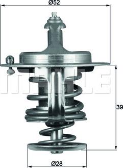 MAHLE TX 71 82D - Termostaatti, jäähdytysneste onlydrive.pro