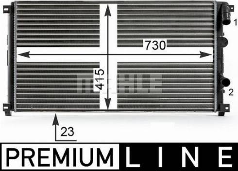 MAHLE CR 13 000P - Radiator, engine cooling onlydrive.pro