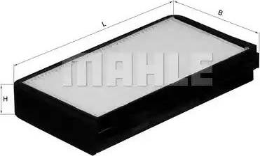 MAHLE LA 489 - Filter, interior air onlydrive.pro