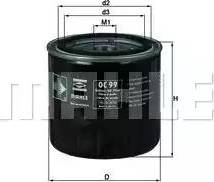 MAHLE OC 99 OF - Oil Filter onlydrive.pro