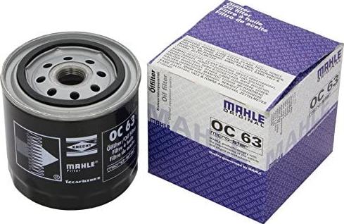 MAHLE OC 63 - Oil Filter onlydrive.pro