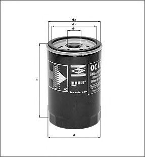 MAHLE OC 287 - Oil Filter onlydrive.pro