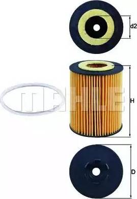 MAHLE OX 173/1D - Oil Filter onlydrive.pro
