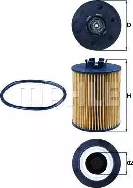 MAHLE OX 173D - Oil Filter onlydrive.pro