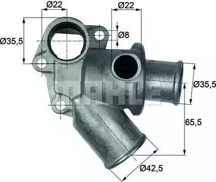 MAHLE TI 67 80D - Coolant thermostat / housing onlydrive.pro