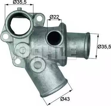 MAHLE TI 108 82D - Coolant thermostat / housing onlydrive.pro