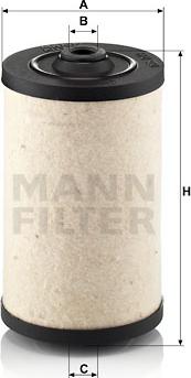 Mann-Filter BFU 900 x - Fuel filter onlydrive.pro