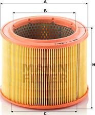 Mann-Filter C 1760/1 - Air Filter, engine onlydrive.pro