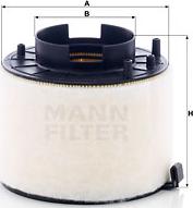 Mann-Filter C 17 009 - Воздушный фильтр, двигатель onlydrive.pro