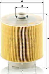 Mann-Filter C 17 137/1 x - Gaisa filtrs onlydrive.pro