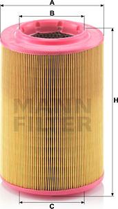 Mann-Filter C 17 201/3 - Gaisa filtrs onlydrive.pro