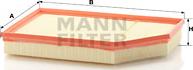 Mann-Filter C 35 177 - Воздушный фильтр, двигатель onlydrive.pro