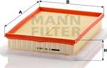 Mann-Filter C 30 125/2 - Air Filter, engine onlydrive.pro