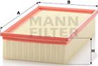 Mann-Filter C 31 195 - Воздушный фильтр, двигатель onlydrive.pro