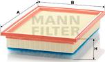 Mann-Filter C 31 116 - Air Filter, engine onlydrive.pro