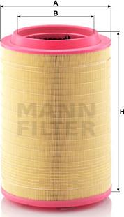 Mann-Filter C 32 1420/2 - Воздушный фильтр, двигатель onlydrive.pro