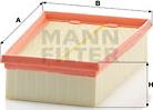 Mann-Filter C 2433/2 - Air Filter, engine onlydrive.pro