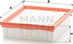 Mann-Filter C 2548 - Воздушный фильтр, двигатель onlydrive.pro