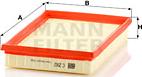 Mann-Filter C 2562 - Air Filter, engine onlydrive.pro