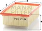 Mann-Filter C 25 117/2 - Gaisa filtrs onlydrive.pro