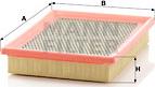 Mann-Filter C 2571 - Air Filter, engine onlydrive.pro