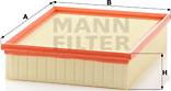 Mann-Filter C 26 168/2 - Gaisa filtrs onlydrive.pro