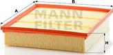 Mann-Filter C 28 214/1 - Воздушный фильтр, двигатель onlydrive.pro