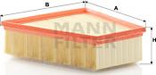 Mann-Filter C 2295/4 - Air Filter, engine onlydrive.pro