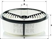 Mann-Filter C 2262 - Air Filter, engine onlydrive.pro