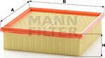 Mann-Filter C 22 117 - Air Filter, engine onlydrive.pro