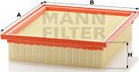 Mann-Filter C 27 154/1 - Air Filter, engine onlydrive.pro