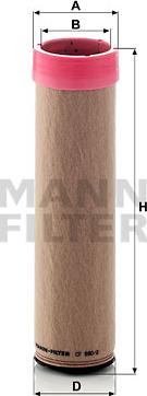 Mann-Filter CF 990/2 - Secondary Air Filter onlydrive.pro