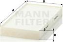 Mann-Filter CU 1811-2 - Фильтр воздуха в салоне onlydrive.pro