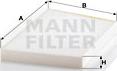 Mann-Filter CU 3461/1 - Filter, interior air onlydrive.pro