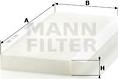 Mann-Filter CU 3554 - Filter, interior air onlydrive.pro