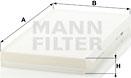 Mann-Filter CU 3139 - Фильтр воздуха в салоне onlydrive.pro