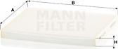 Mann-Filter CU 24 004 - Suodatin, sisäilma onlydrive.pro