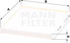 Mann-Filter CU 24 013 - Фильтр воздуха в салоне onlydrive.pro