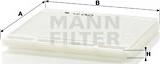 Mann-Filter CU 2425 - Filter, interior air onlydrive.pro