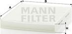 Mann-Filter CU 2545 - Filter, interior air onlydrive.pro