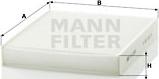 Mann-Filter CU 2559 - Filter, interior air onlydrive.pro