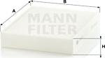 Mann-Filter CU 25 001 - Filter,salongiõhk onlydrive.pro