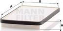 Mann-Filter CU 2650 - Filtras, salono oras onlydrive.pro