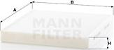 Mann-Filter CU 26 009 - Filter, interior air onlydrive.pro