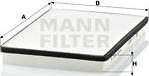 Mann-Filter CU 2672 - Filter,salongiõhk onlydrive.pro