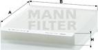 Mann-Filter CU 2143 - Filter, interior air onlydrive.pro